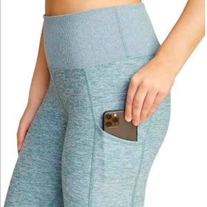 Heather knit athletic pants